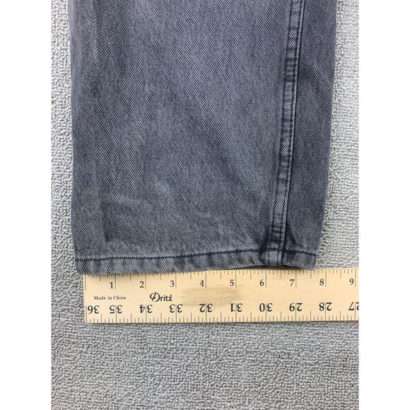 Empyre Denim Jeans Size 3 Black‎ Faded Gray Embroidered Patches - Picture 9 of 11